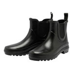 Grand Step Shoes Gummistiefel Vickie (Chelseaboot aus Naturkautschuk) schwarz Damen